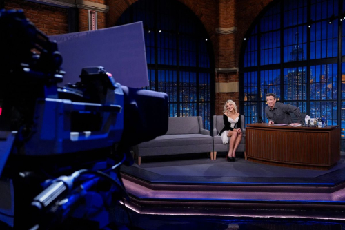 Sabrina Carpenter Appears on Late Night with Seth Meyers, December 2025 1