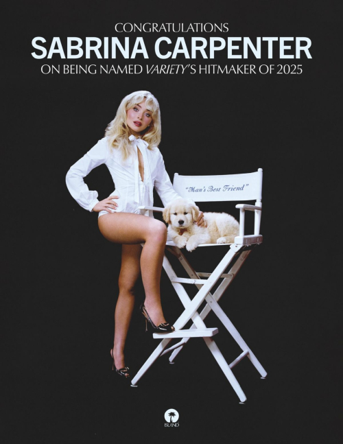 Sabrina Carpenter Featured in Variety Magazine, December 2025 1