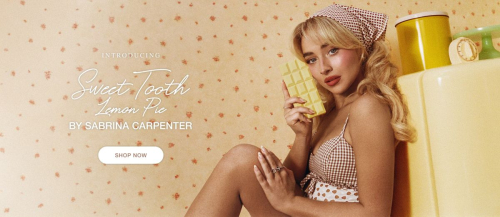 Sabrina Carpenter for Sweet Tooth Lemon Pie Perfume, December 2025 2
