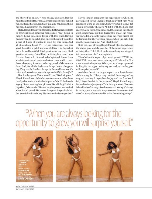 Salma Hayek in Sports Illustrated Swimsuit Issue, May 2025 3