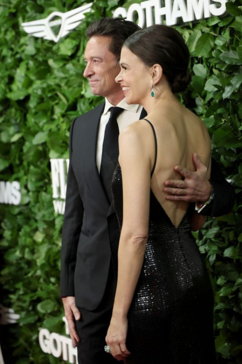 Sutton Foster and Hugh Jackman at Gotham Awards NYC, December 2025 1