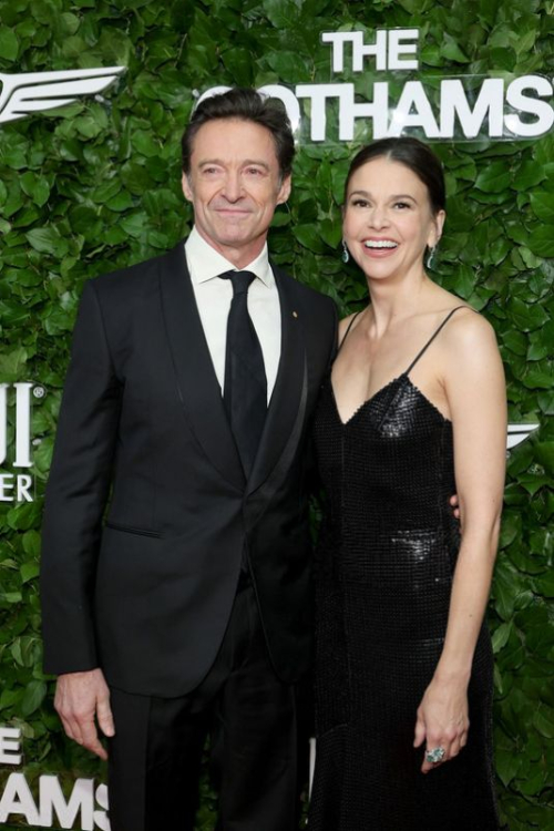 Sutton Foster and Hugh Jackman at Gotham Awards NYC, December 2025 2