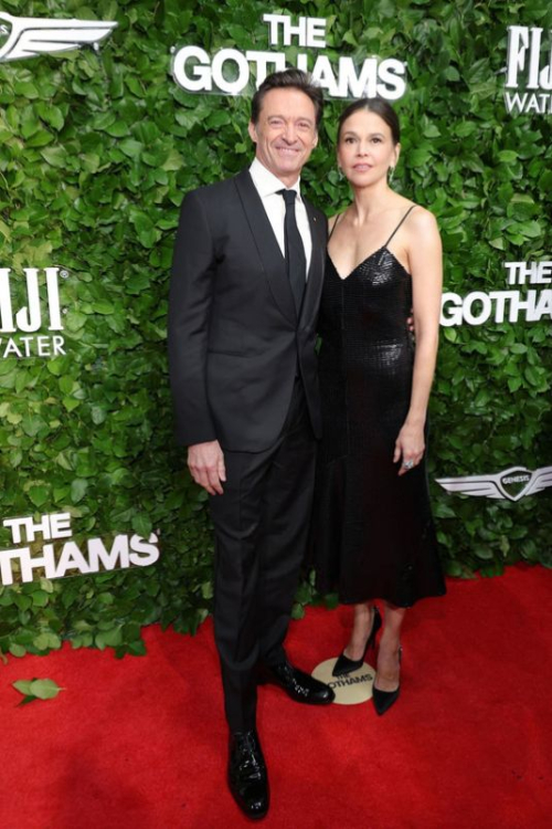 Sutton Foster and Hugh Jackman at Gotham Awards NYC, December 2025 4