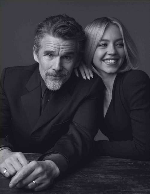 Sydney Sweeney and Ethan Hawke for Variety, December 2025