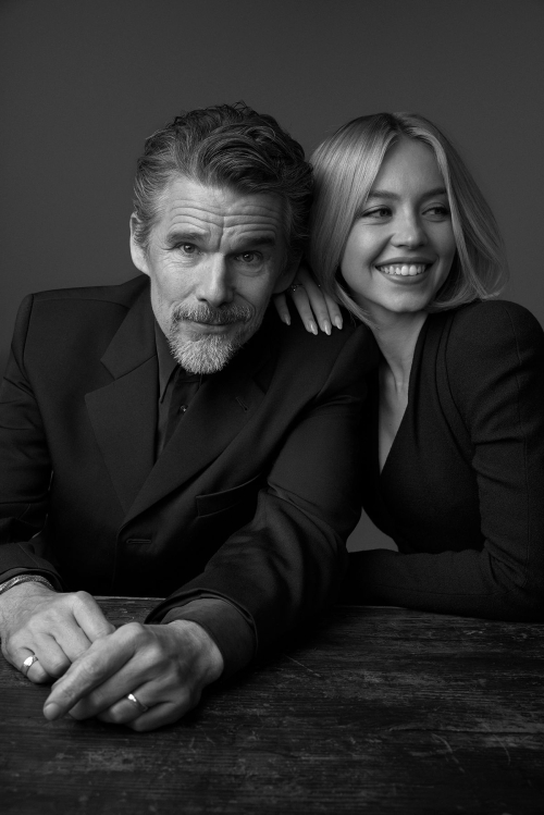 Sydney Sweeney and Ethan Hawke for Variety, December 2025