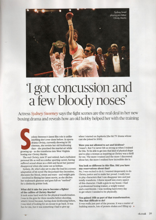 Sydney Sweeney Featured in OK Magazine, December 2025 3