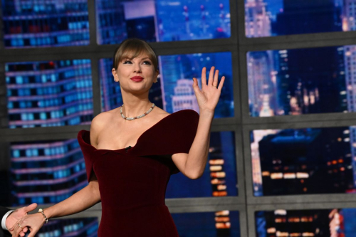 Taylor Swift Appears on Late Show with Colbert, December 2025 2