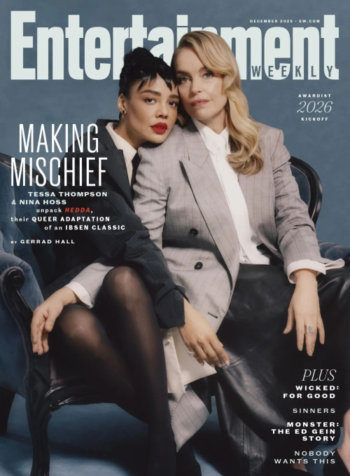 Tessa Thompson and Nina Hoss for Entertainment Weekly, December 2025