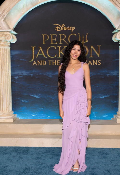 Txunamy Ortiz at Percy Jackson Season 2 Premiere LA, December 2025