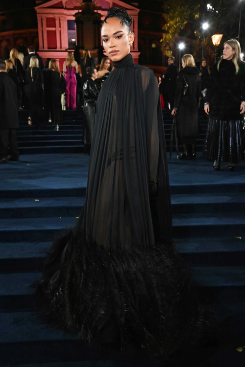 Yasmin Finney at Fashion Awards London Red Carpet, December 2025