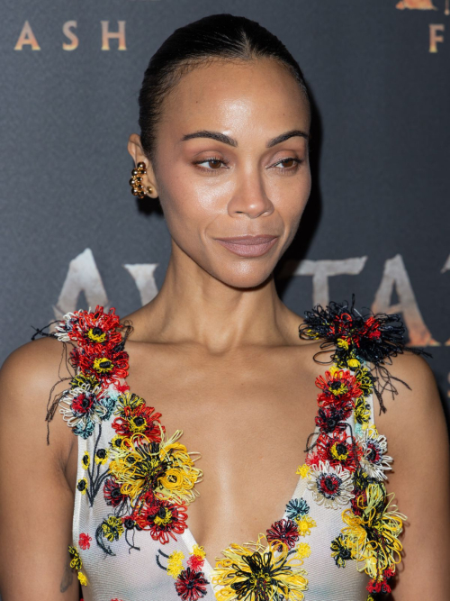 Zoe Saldana at Avatar Fire and Ash Screening, December 2025 2