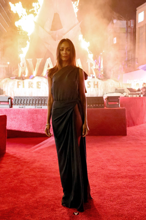 Zoe Saldana at Avatar Fire and Ash World Premiere Hollywood, December 2025 1