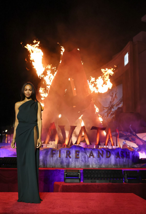 Zoe Saldana at Avatar Fire and Ash World Premiere Hollywood, December 2025 3