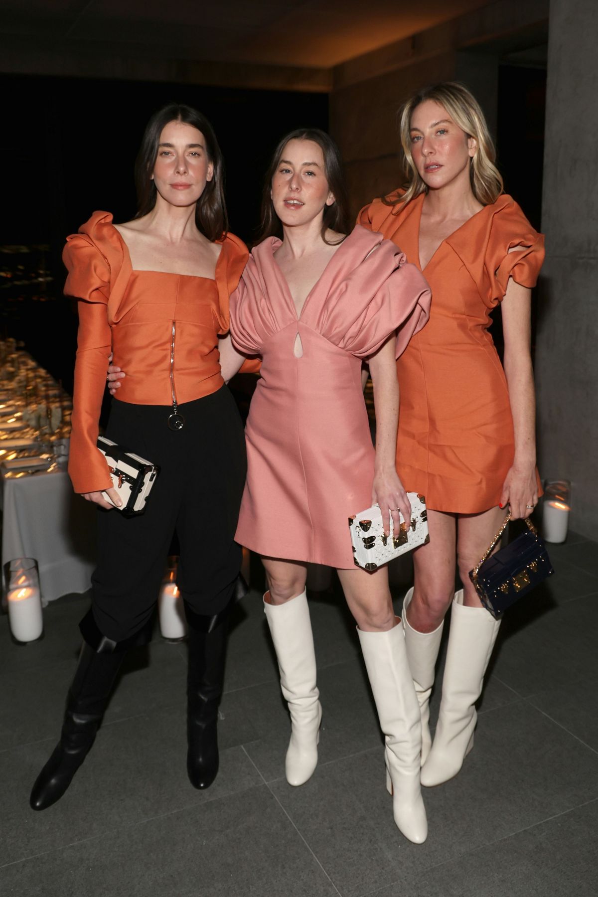 Alana Haim, Este Haim and Danielle Haim at Louis Vuitton W Magazine Dinner, January 2026 1