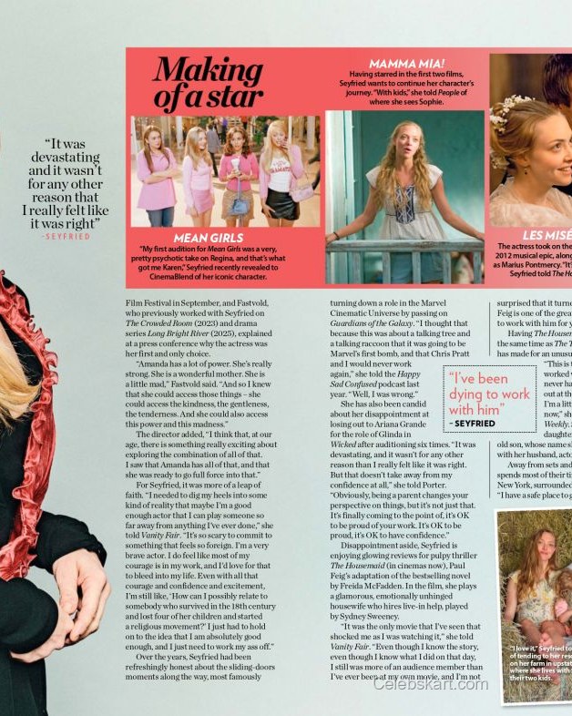 Amanda Seyfried for Who Australia, January 2026 2