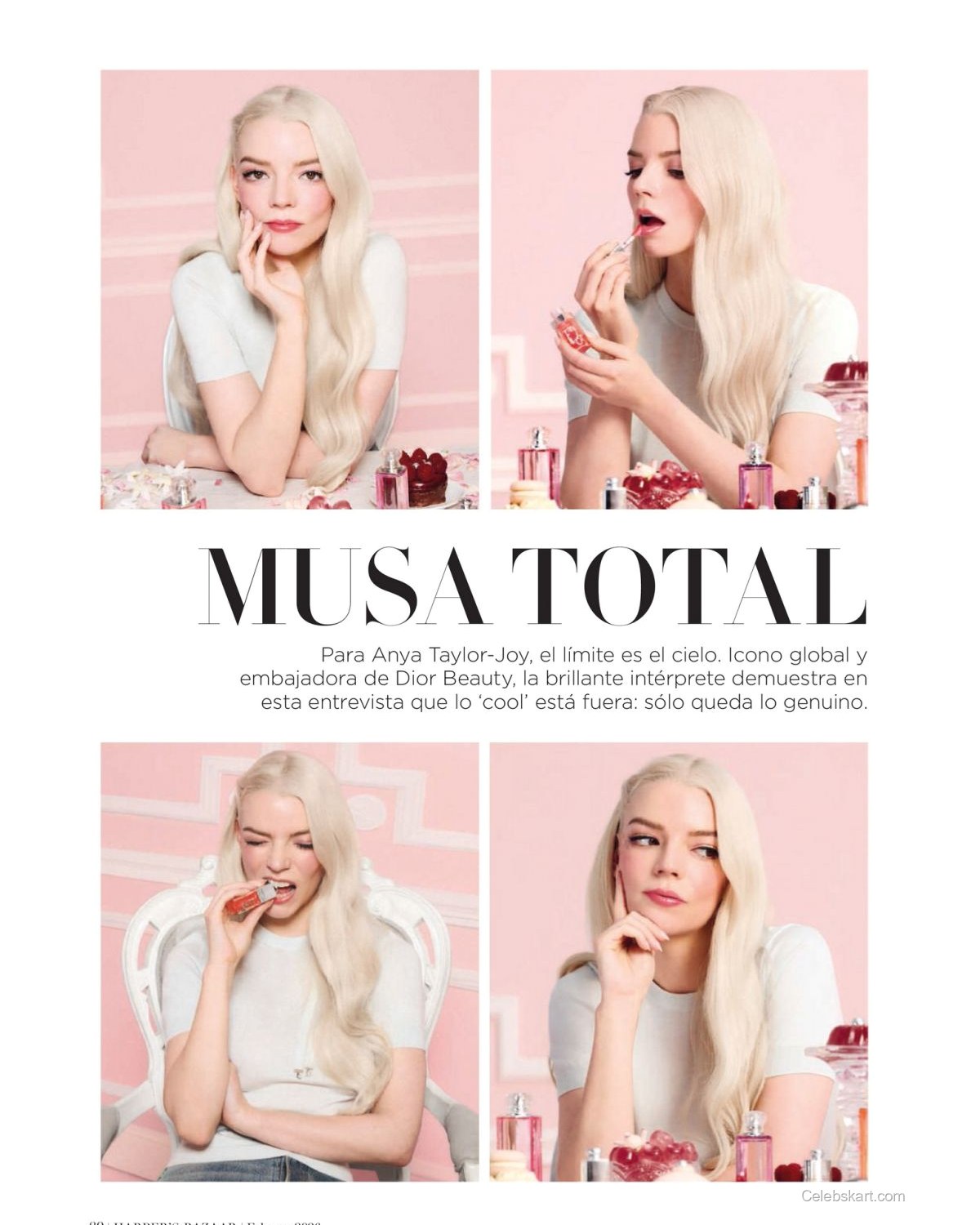 Anya Taylor Joy for Harpers Bazaar Spain, February 2026 1