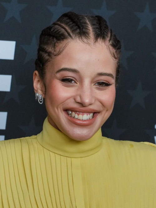 Chase Infiniti arriving at Critics Choice Awards Santa Monica