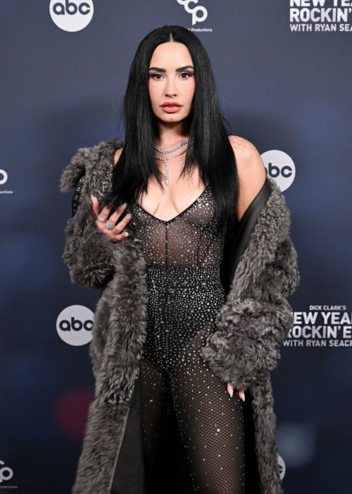 Demi Lovato at New Year’s Rockin’ Eve NYC, 2025 5