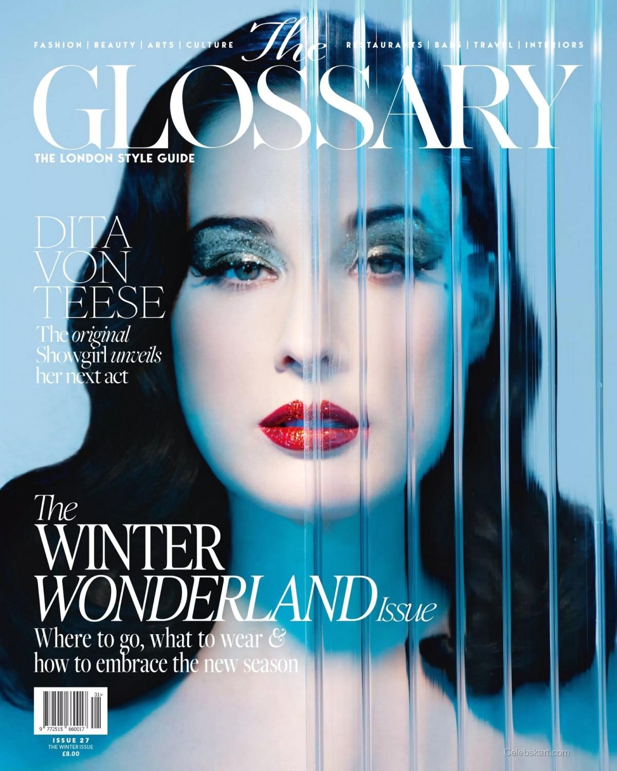Dita Von Teese for The Glossary Issue 27, Winter 2026 1