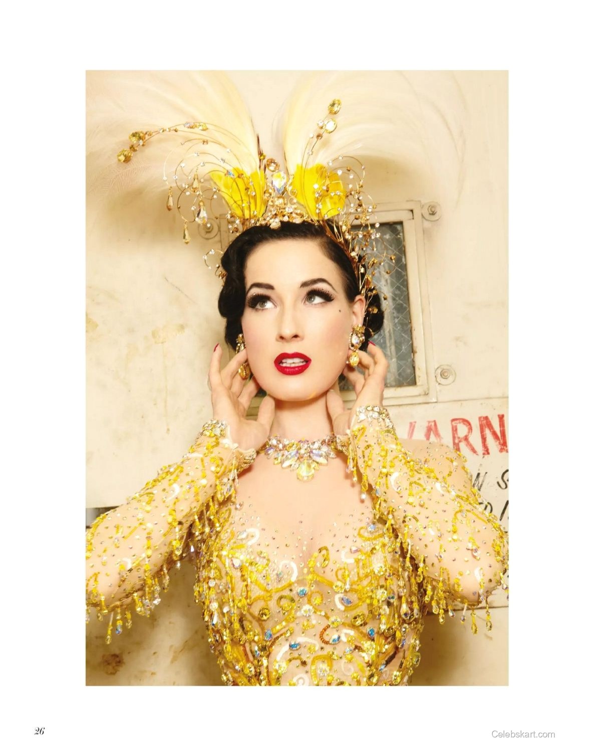 Dita Von Teese for The Glossary Issue 27, Winter 2026 6