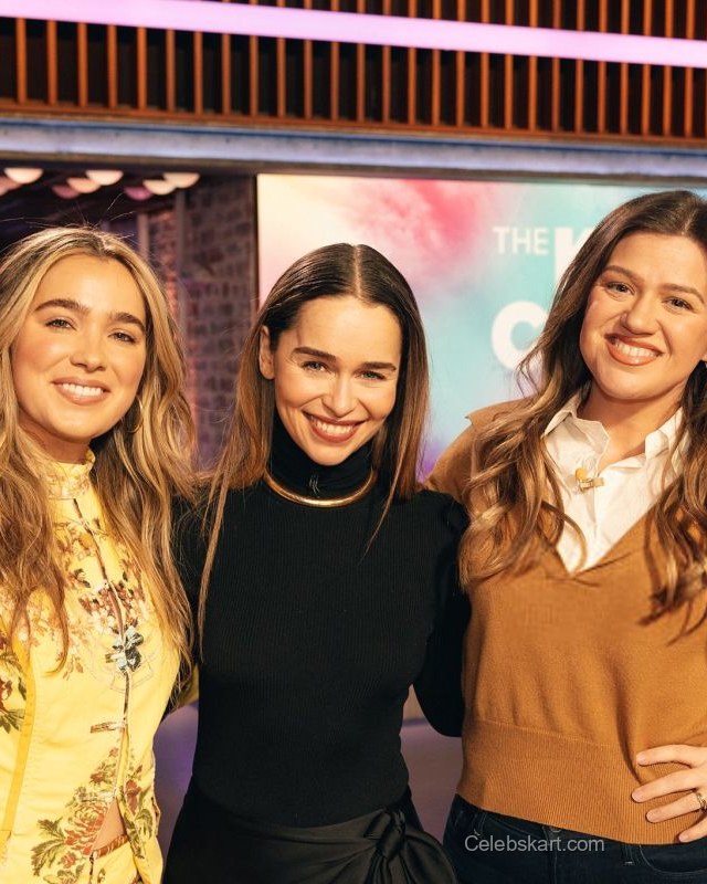 Emilia Clarke and Haley Lu Richardson on Kelly Clarkson Show, Jan 2026 6