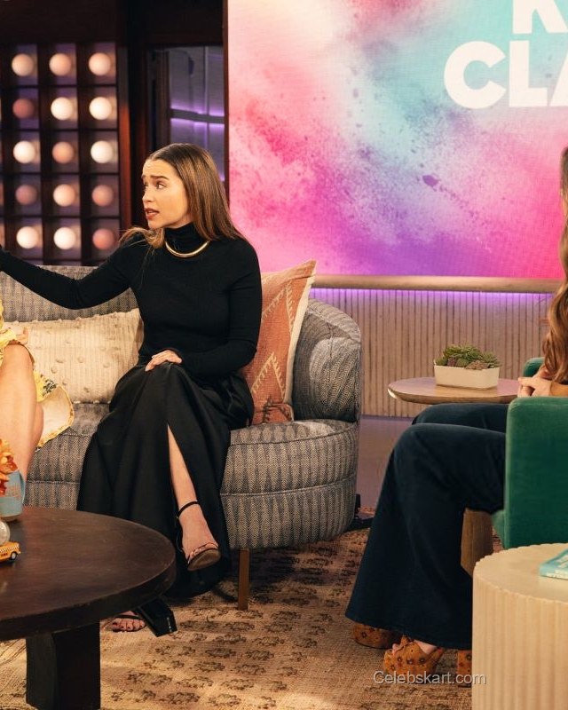 Emilia Clarke and Haley Lu Richardson on Kelly Clarkson Show, Jan 2026 7