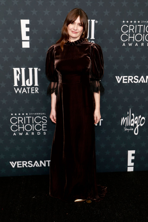 Emily Mortimer at Critics Choice Awards Santa Monica, 2026