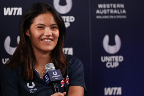 Emma Raducanu at United Cup Press Conference, 2026 1