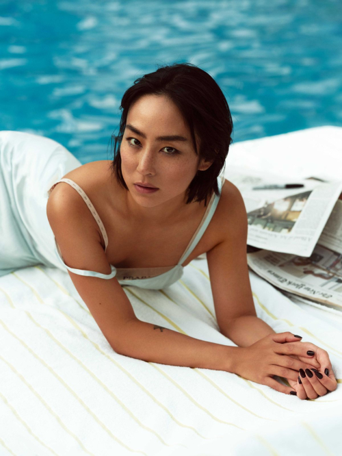 Greta Lee for Elle Magazine, December 2023 2