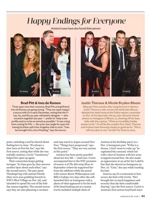 Jennifer Aniston in Us Weekly Magazine, January 2026 3