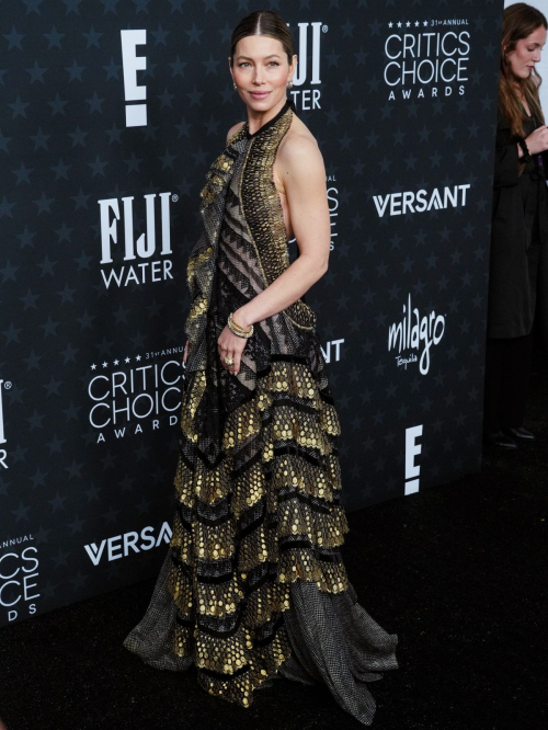 Jessica Biel at Critics Choice Awards in Santa Monica, 2026 1