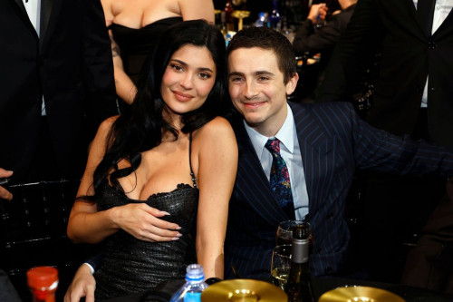 Kylie Jenner and Timothée Chalamet at awards event