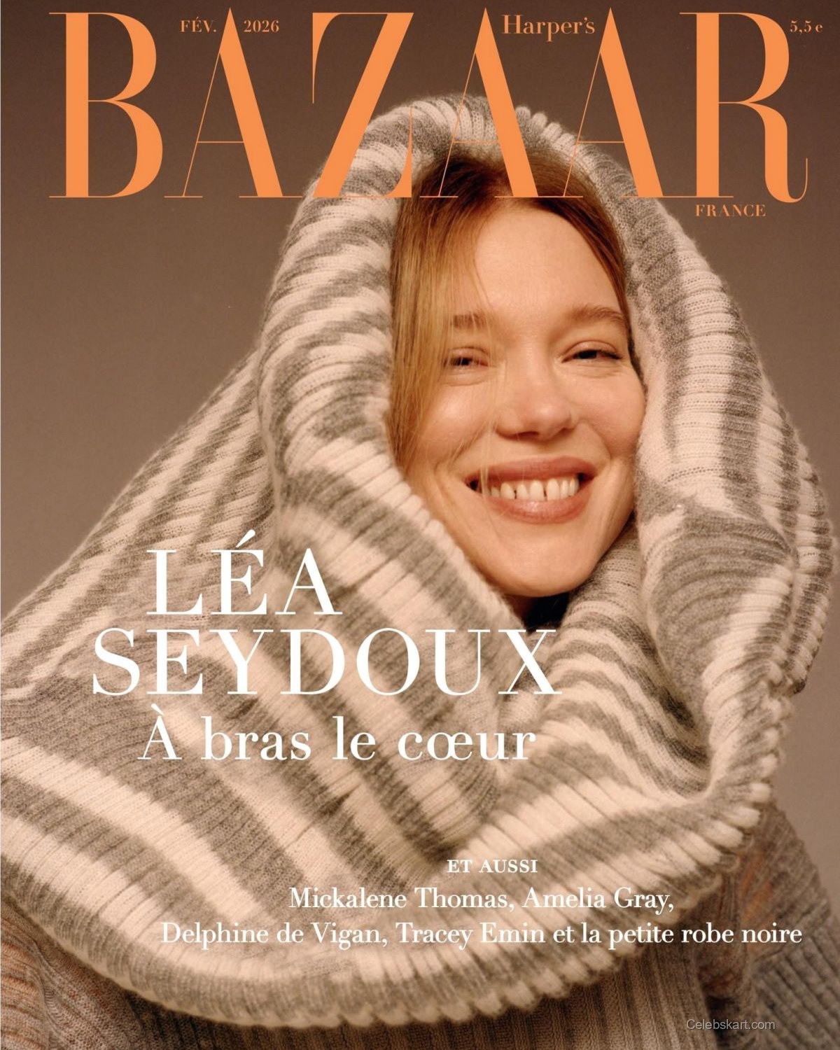 Lea Seydoux for Harpers Bazaar France, January 2026 1