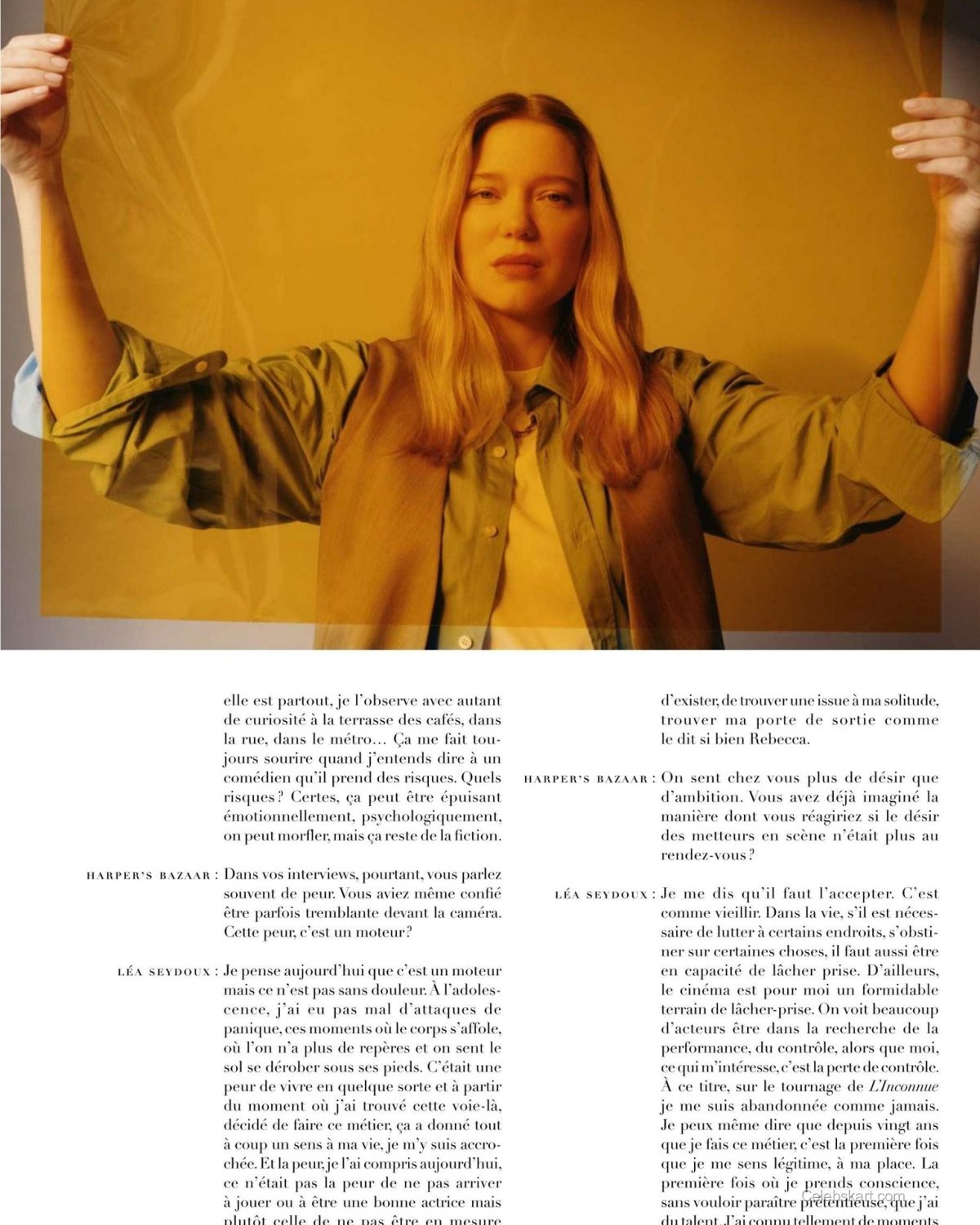 Lea Seydoux for Harpers Bazaar France, January 2026 4