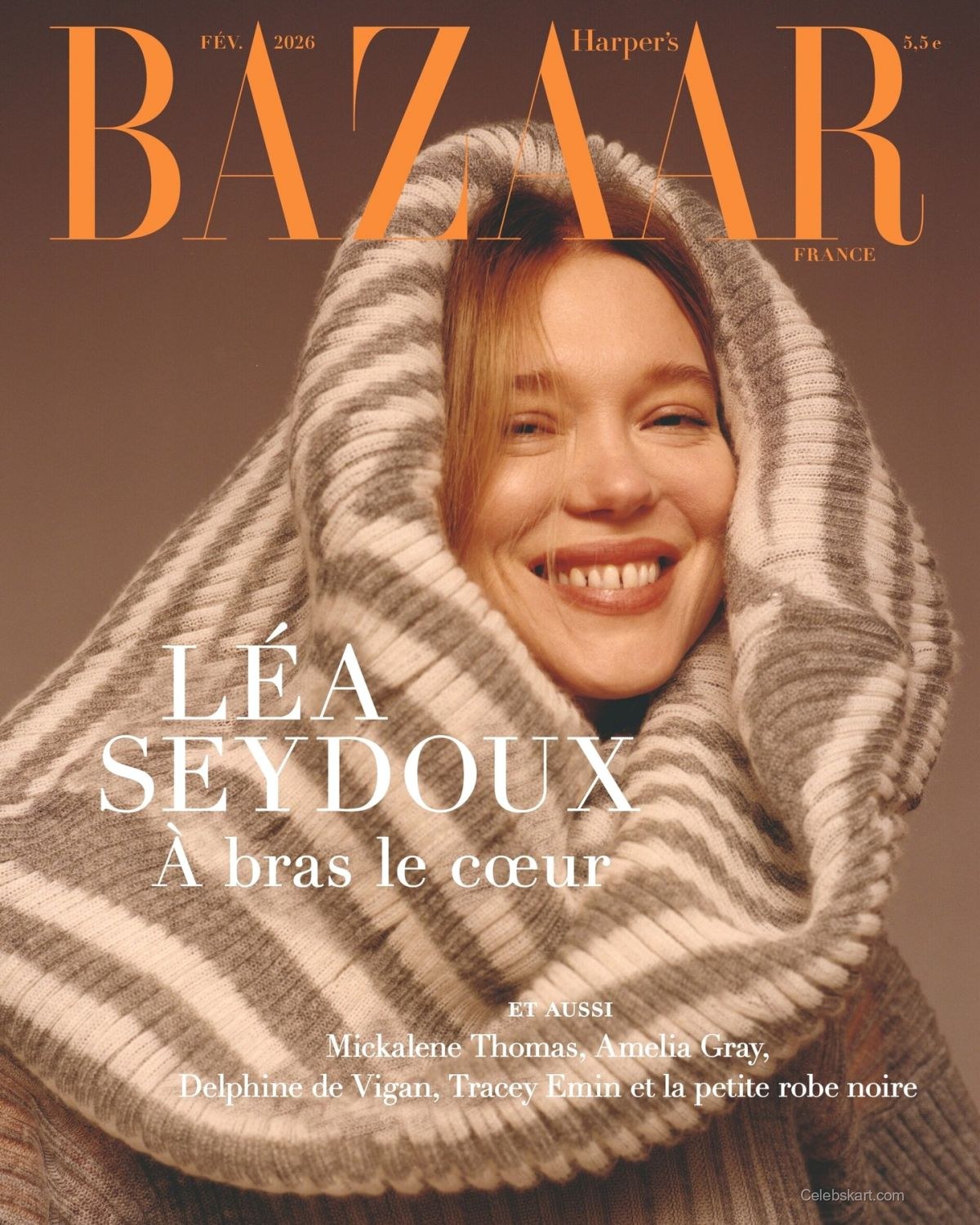 Lea Seydoux for Harpers Bazaar France, January 2026 1