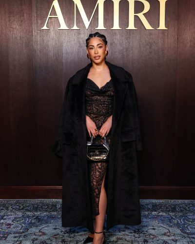 Mina El showcases stylish look