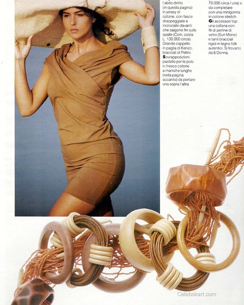 Monica Bellucci for Grazia Italy, 1988 3