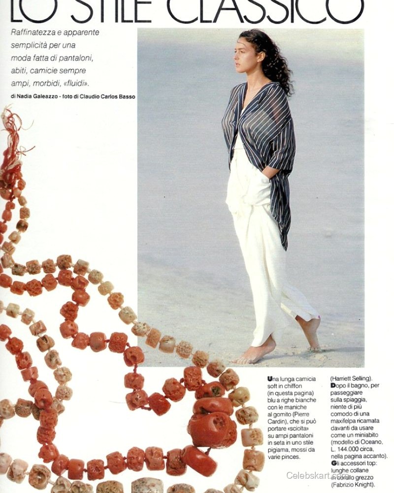 Monica Bellucci for Grazia Italy, 1988 5