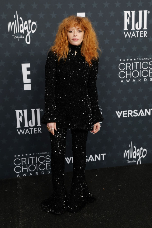 Natasha Lyonne arrives at Critics Choice Awards Santa Monica