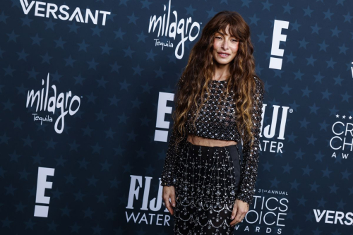 Sarah Shahi photographed at Critics Choice Awards Santa Monica 2026