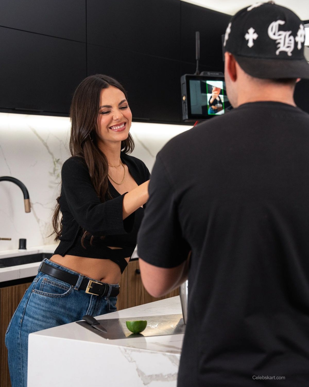 Victoria Justice for Svedka Vodka Campaign BTS, December 2025 20