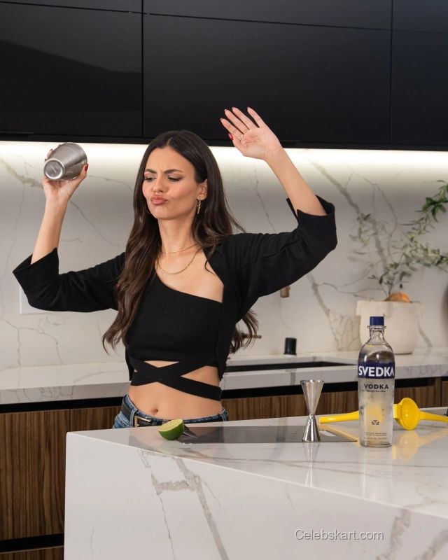 Victoria Justice for Svedka Vodka Campaign BTS, December 2025 21