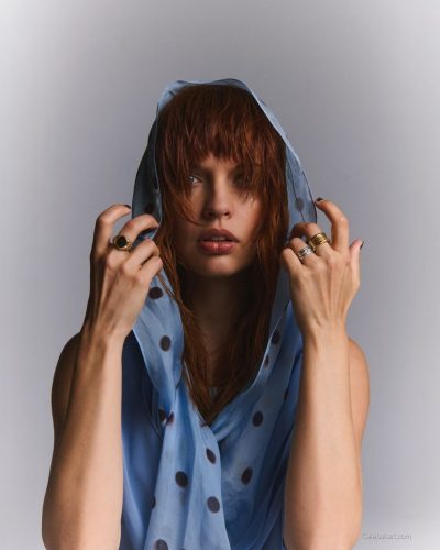 Aggy K turns heads in magazine look