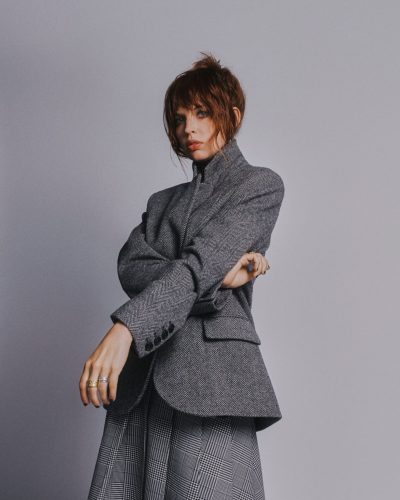 Aggy K looks stunning in magazine look