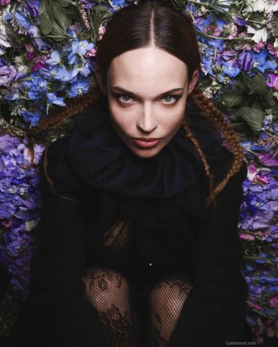 Aggy K turns heads in magazine look