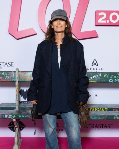 Agnes Boulard wearing stylish look at premiere 2026