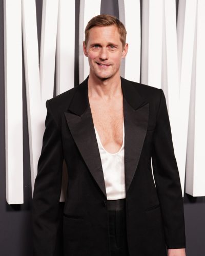 Alexander Skarsgard stuns in stylish look at premiere