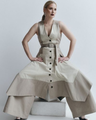 Alexandra Breckenridge spotted in stylish look during appearance