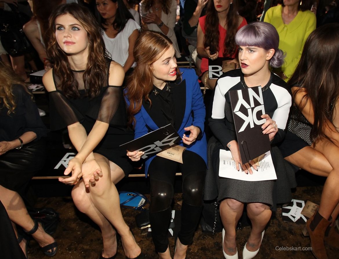 Alexandra Daddario DKNY Spring Show 2013 2