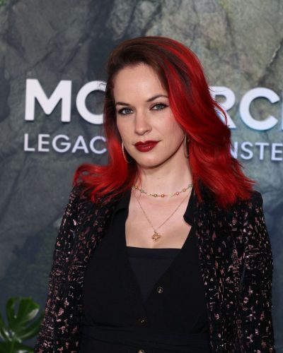 Alexis Knapp spotted in stylish look during premiere